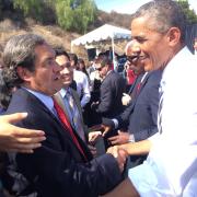 Robert Garcia meeting President Obama