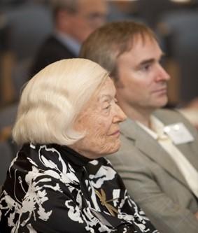 Adelaide Hixon with grandson Dylan Hixon