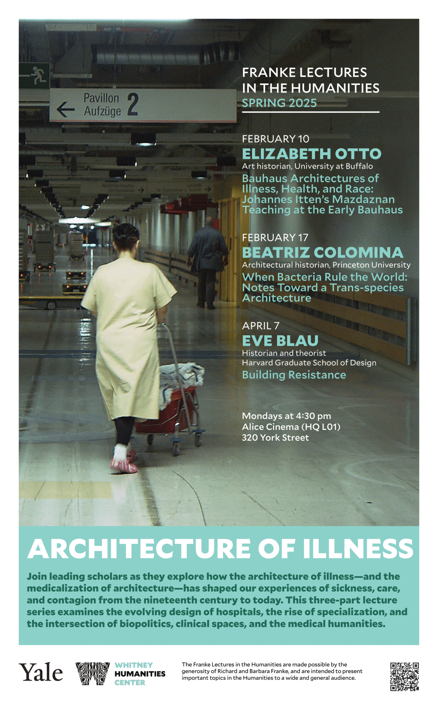 poster of event series on the architecture of illness