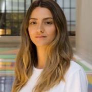 Headshot of Arianna Salazar-Miranda in white blouse